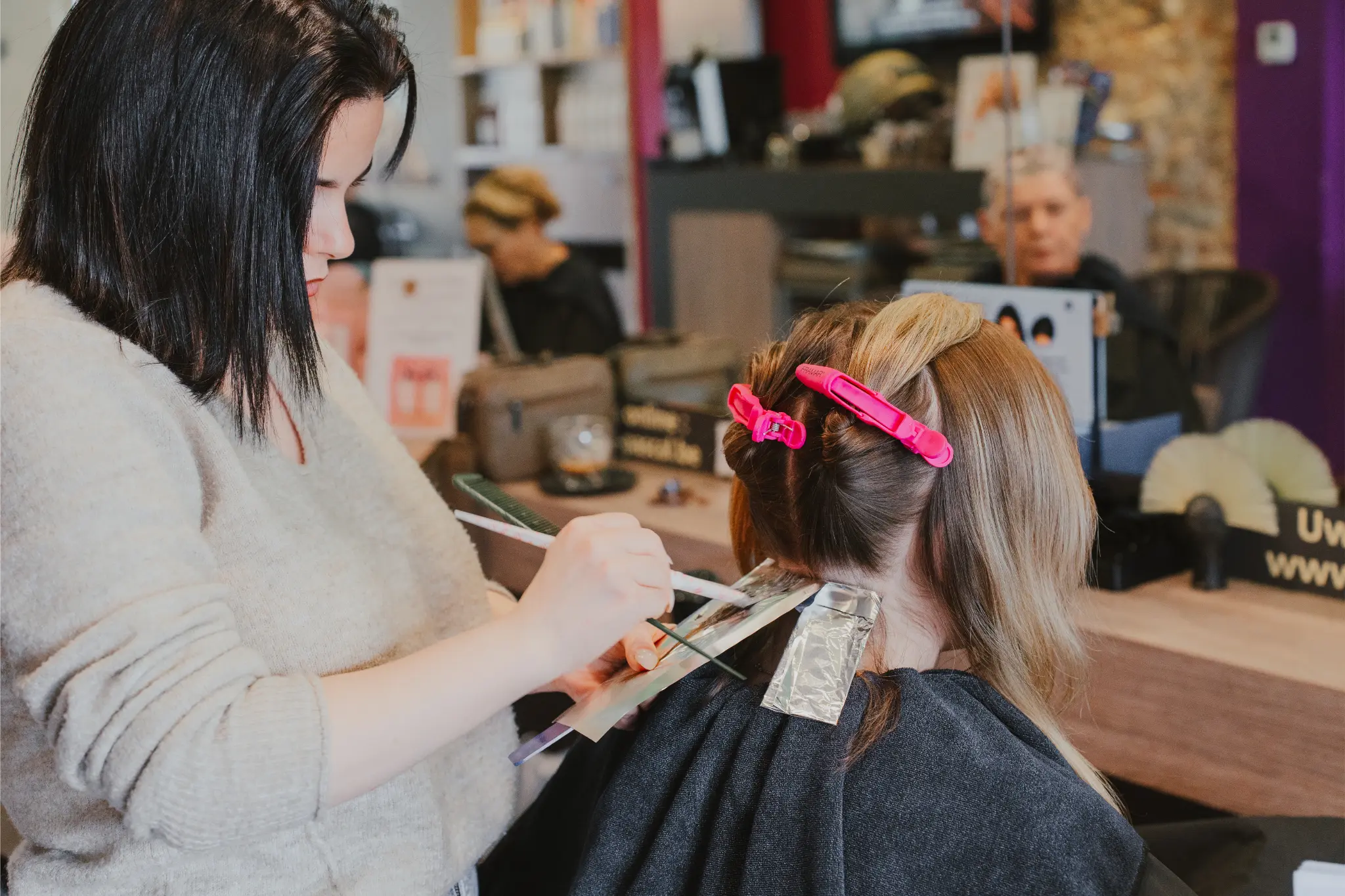 Kleuren en balayage